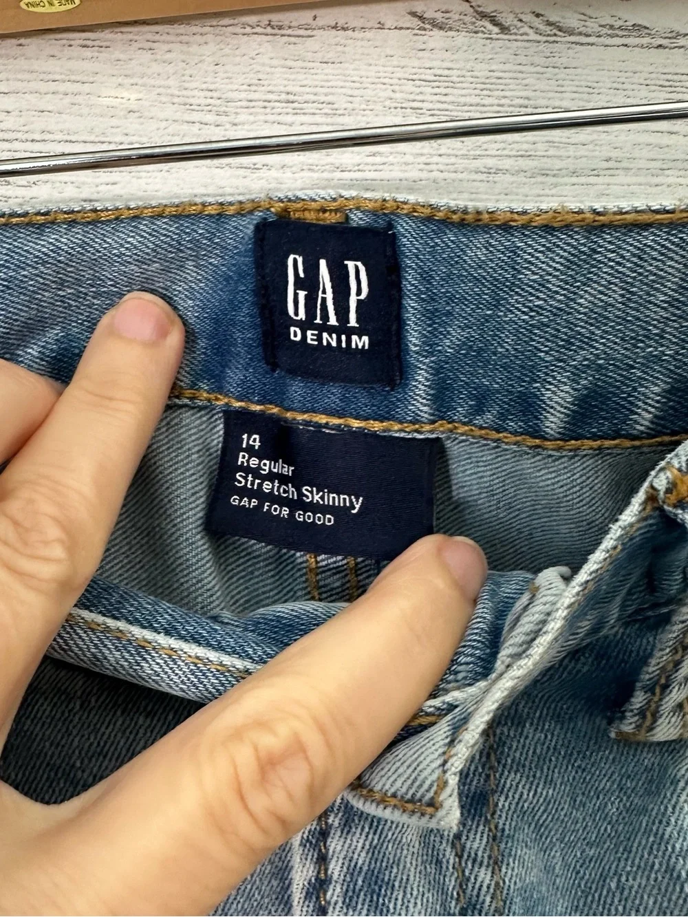 Gap girls skinny jeans size 14 kids